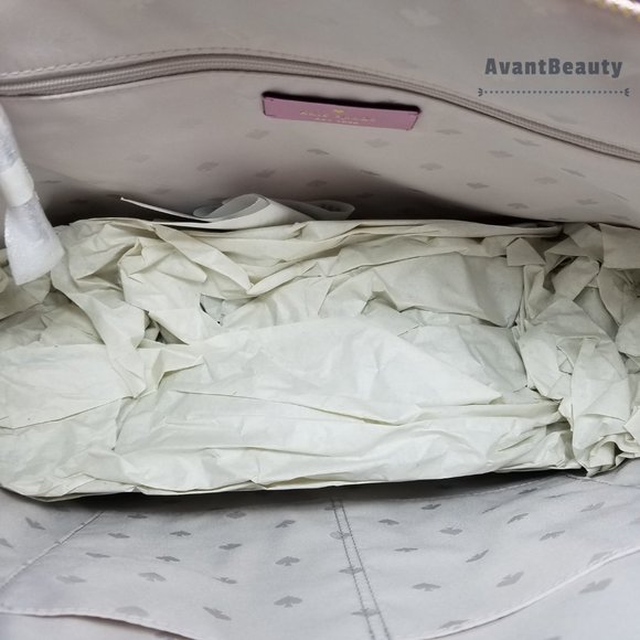 Kate Spade Kali Quartz Pink Large Tote Leather New - Picture 13 of 15